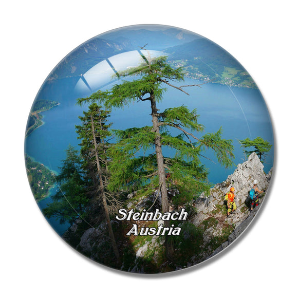 Steinbach am Attersee Austria 3D Fridge Magnet Crystal Glass