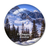 Tschagguns Austria 3D Fridge Magnet Crystal Glass