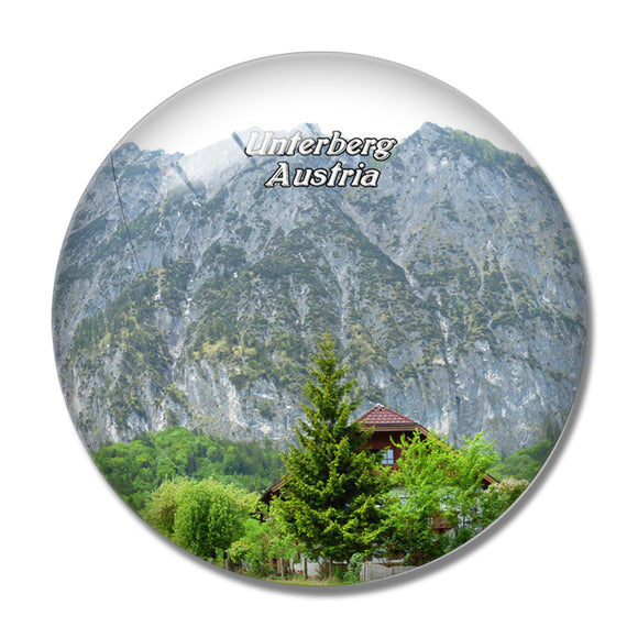 Unterberg Austria 3D Fridge Magnet Crystal Glass