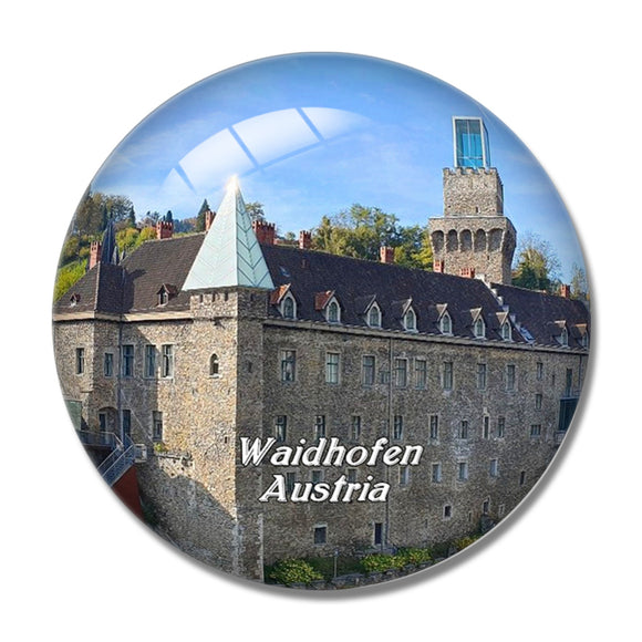 Waidhofen Austria 3D Fridge Magnet Crystal Glass