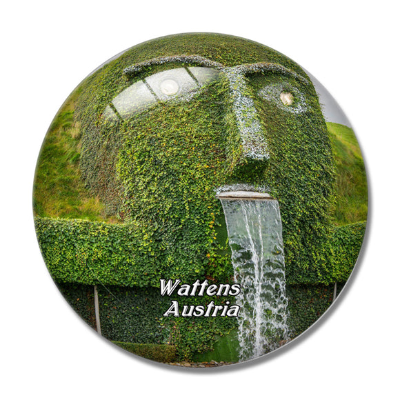 Wattens Tyrol Austria 3D Fridge Magnet Crystal Glass