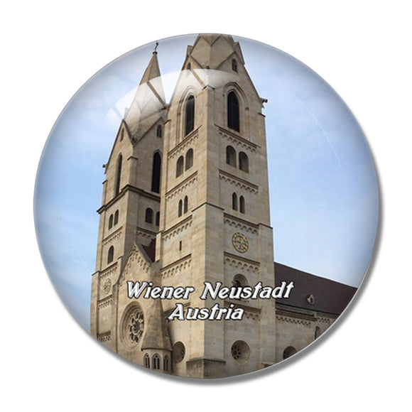 Wiener Neustadt  Cathedral Austria 3D Fridge Magnet Crystal Glass