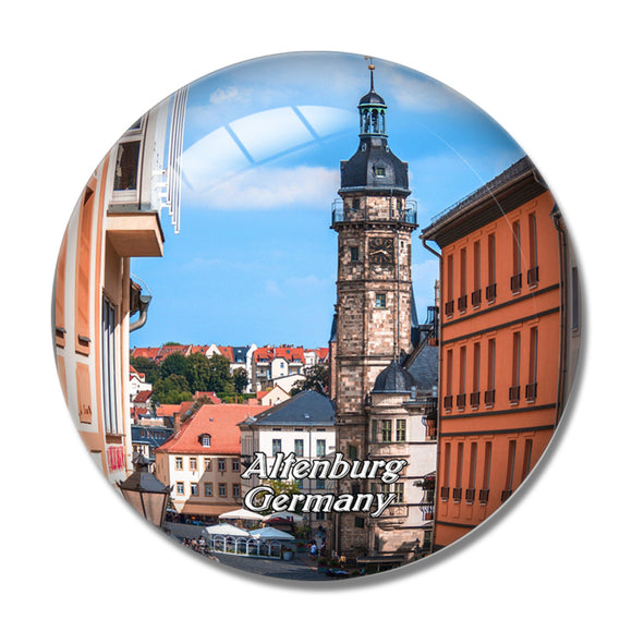 Altenburg Castle Germany 3D Fridge Magnet Crystal Glass