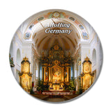 Altotting Church Germany 3D Fridge Magnet Crystal Glass