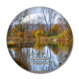 Altotting Lake Germany 3D Fridge Magnet Crystal Glass