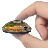 Augsburg Lake Germany 3D Fridge Magnet Crystal Glass