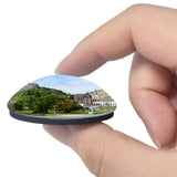 Bacharach Castle Germany 3D Fridge Magnet Crystal Glass