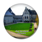 Bad Bentheim Castle Germany 3D Fridge Magnet Crystal Glass