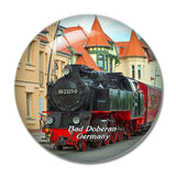 Bad Doberan Train Germany 3D Fridge Magnet Crystal Glass