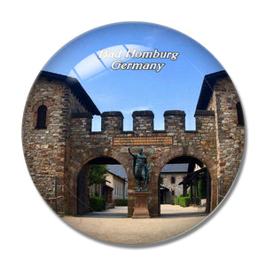 Bad Homburg Park Germany 3D Fridge Magnet Crystal Glass