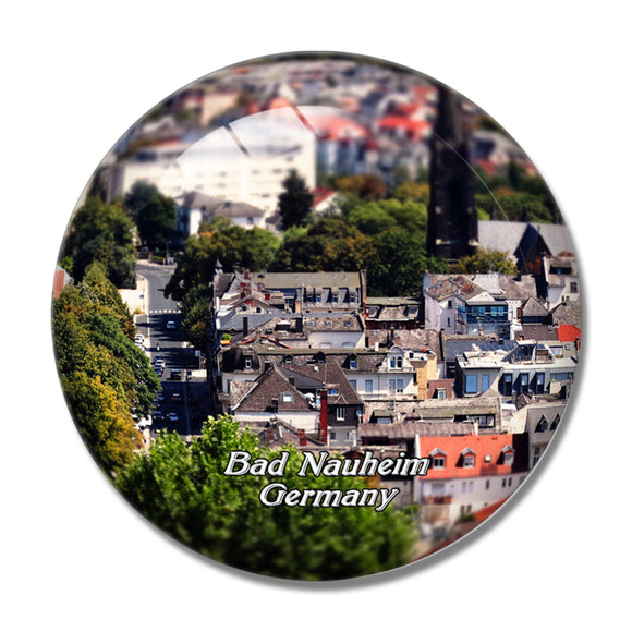 Bad Nauheim Germany 3D Fridge Magnet Crystal Glass