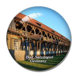 Bad Salzungen Germany 3D Fridge Magnet Crystal Glass