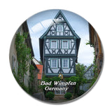 Bad Wimpfen House Germany 3D Fridge Magnet Crystal Glass