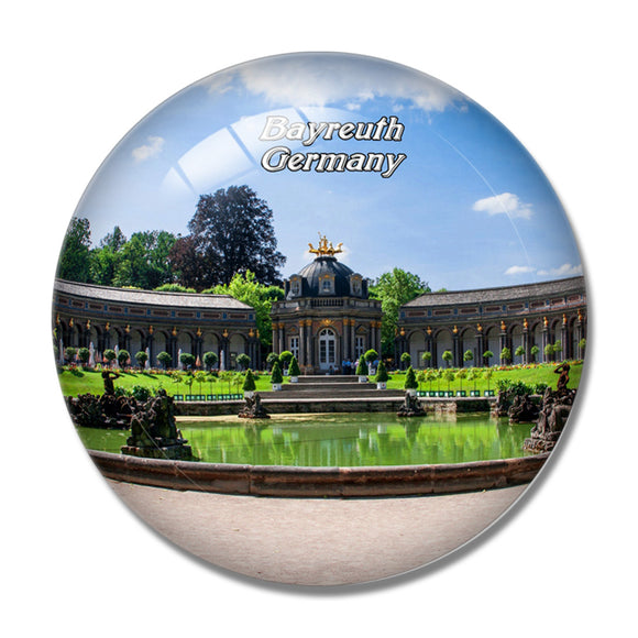 Bayreuth Castle Germany 3D Fridge Magnet Crystal Glass