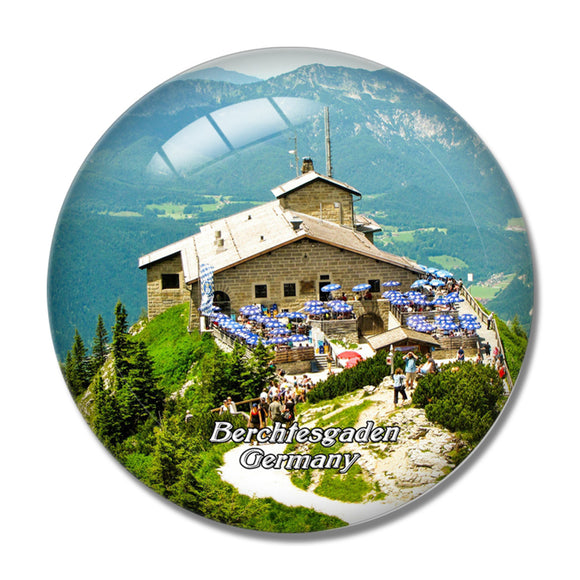 Berchtesgaden Eagle's Nest Germany 3D Fridge Magnet Crystal Glass