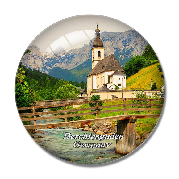 Berchtesgaden Ramsau Bavaria Germany 3D Fridge Magnet Crystal Glass