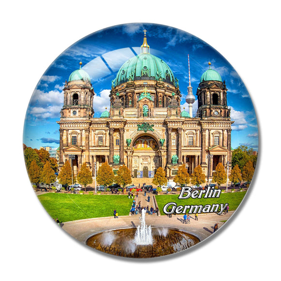 Berlin Cathedral Germany 3D Fridge Magnet Crystal Glass