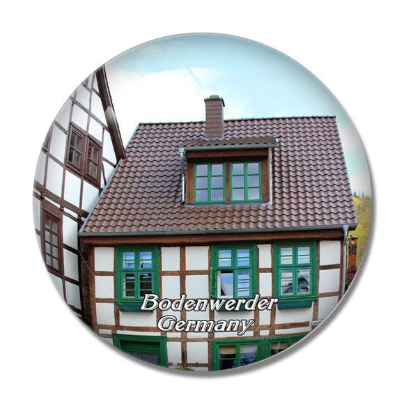 Bodenwerder Germany 3D Fridge Magnet Crystal Glass