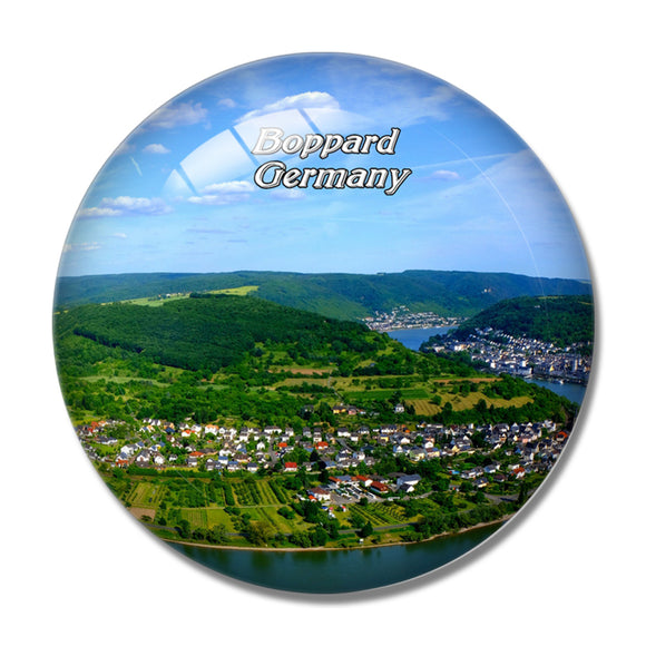 Boppard Skyline Germany 3D Fridge Magnet Crystal Glass