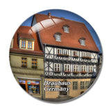 Brauhaus Kothen Germany 3D Fridge Magnet Crystal Glass