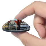 Bremen Square Germany 3D Fridge Magnet Crystal Glass