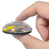 Bremerhaven Port Germany 3D Fridge Magnet Crystal Glass