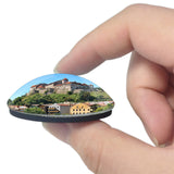 Burghausen Bavaria Germany 3D Fridge Magnet Crystal Glass