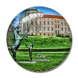 Celle Herzogschloss Castle Germany 3D Fridge Magnet Crystal Glass