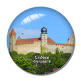 Coburg Castle Germany 3D Fridge Magnet Crystal Glass