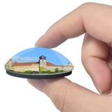 Coburg Castle Germany 3D Fridge Magnet Crystal Glass