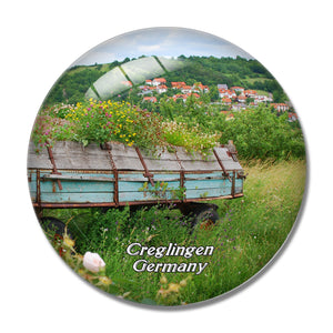 Creglingen Germany 3D Fridge Magnet Crystal Glass