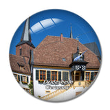 Deidesheim Town Hall Germany 3D Fridge Magnet Crystal Glass