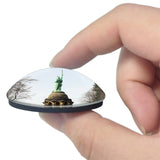 Detmold Statue Germany 3D Fridge Magnet Crystal Glass