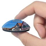 Dreieich Hesse Germany 3D Fridge Magnet Crystal Glass