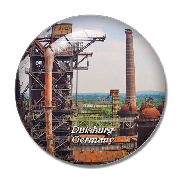 Duisburg Park Germany 3D Fridge Magnet Crystal Glass