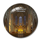 Dusseldorf Church Germany 3D Fridge Magnet Crystal Glass