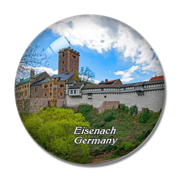 Eisenach Wartburg Castle Germany 3D Fridge Magnet Crystal Glass