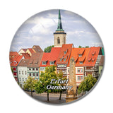 Erfurt Kramerbrucke Germany 3D Fridge Magnet Crystal Glass