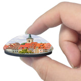 Erfurt Kramerbrucke Germany 3D Fridge Magnet Crystal Glass