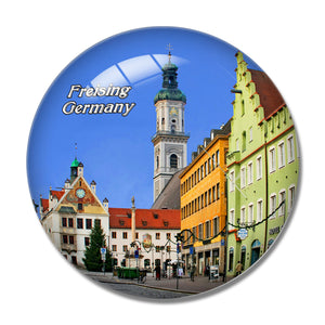 Freising Germany 3D Fridge Magnet Crystal Glass