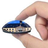 Fulda Castle Germany 3D Fridge Magnet Crystal Glass