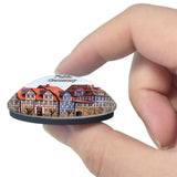 Fulda House Germany 3D Fridge Magnet Crystal Glass