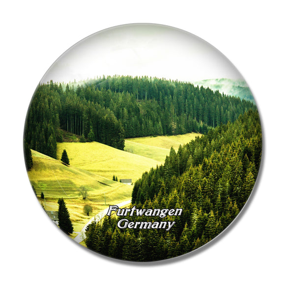 Furtwangen Germany 3D Fridge Magnet Crystal Glass