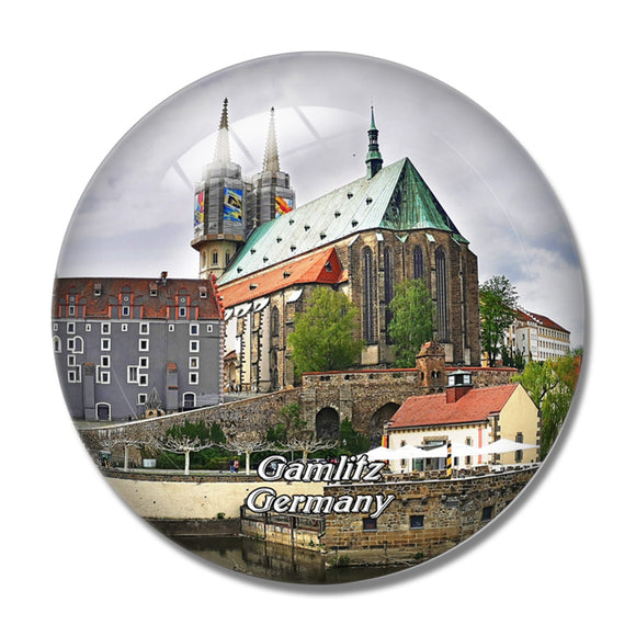 Gamlitz Church Germany 3D Fridge Magnet Crystal Glass