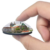 Gamlitz Church Germany 3D Fridge Magnet Crystal Glass