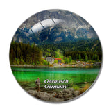 Garmisch-Partenkirchen Lake Germany 3D Fridge Magnet Crystal Glass