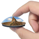 Gelsenkirchen Halde Rheinelbe Germany 3D Fridge Magnet Crystal Glass