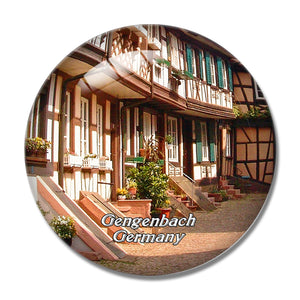 Gengenbach Historic Center Germany 3D Fridge Magnet Crystal Glass