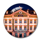 Gengenbach Town Hall Germany 3D Fridge Magnet Crystal Glass