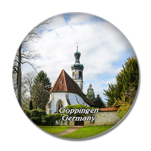 Goppingen Church Germany 3D Fridge Magnet Crystal Glass